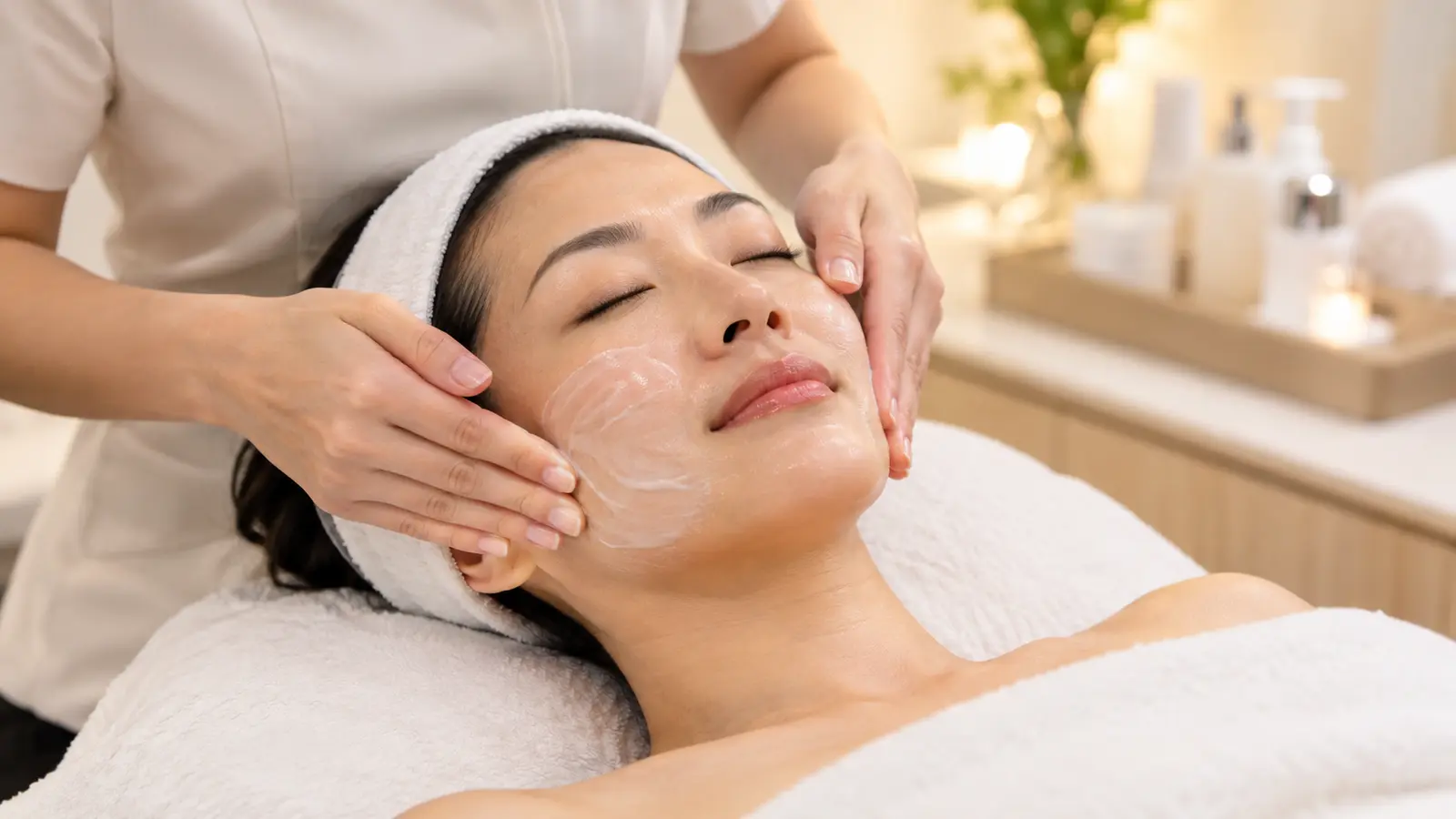 Umi Wellness facial treatment